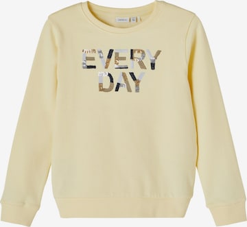 NAME IT Sweatshirt 'Bawn' in Yellow: front