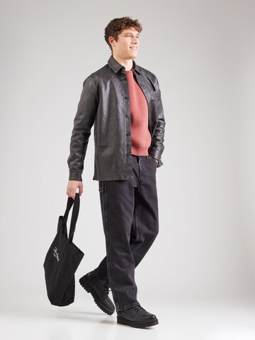 Pullover 'Emilio' di WEEKDAY in rosso