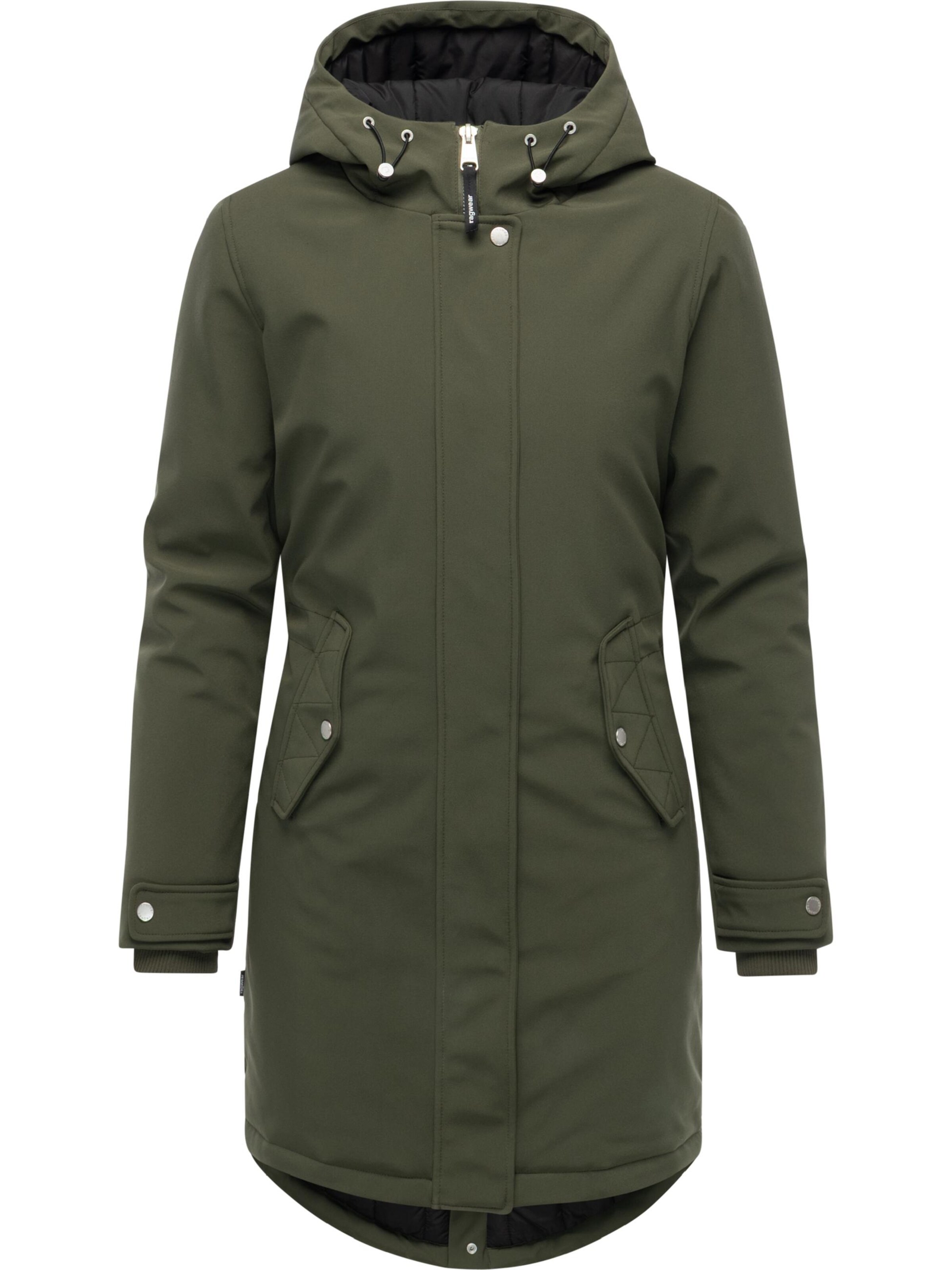 Ragwear Winter coat 'Itiga' in Green: front
