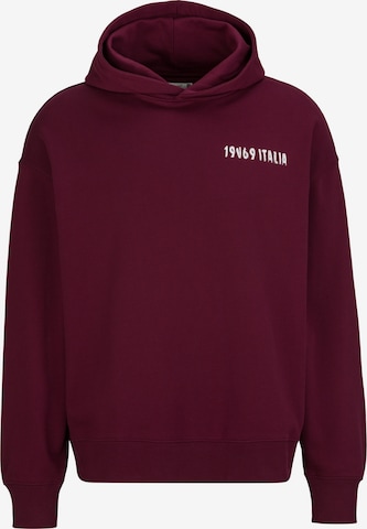 19V69 ITALIA Sweatshirt 'Quentino' in Red: front