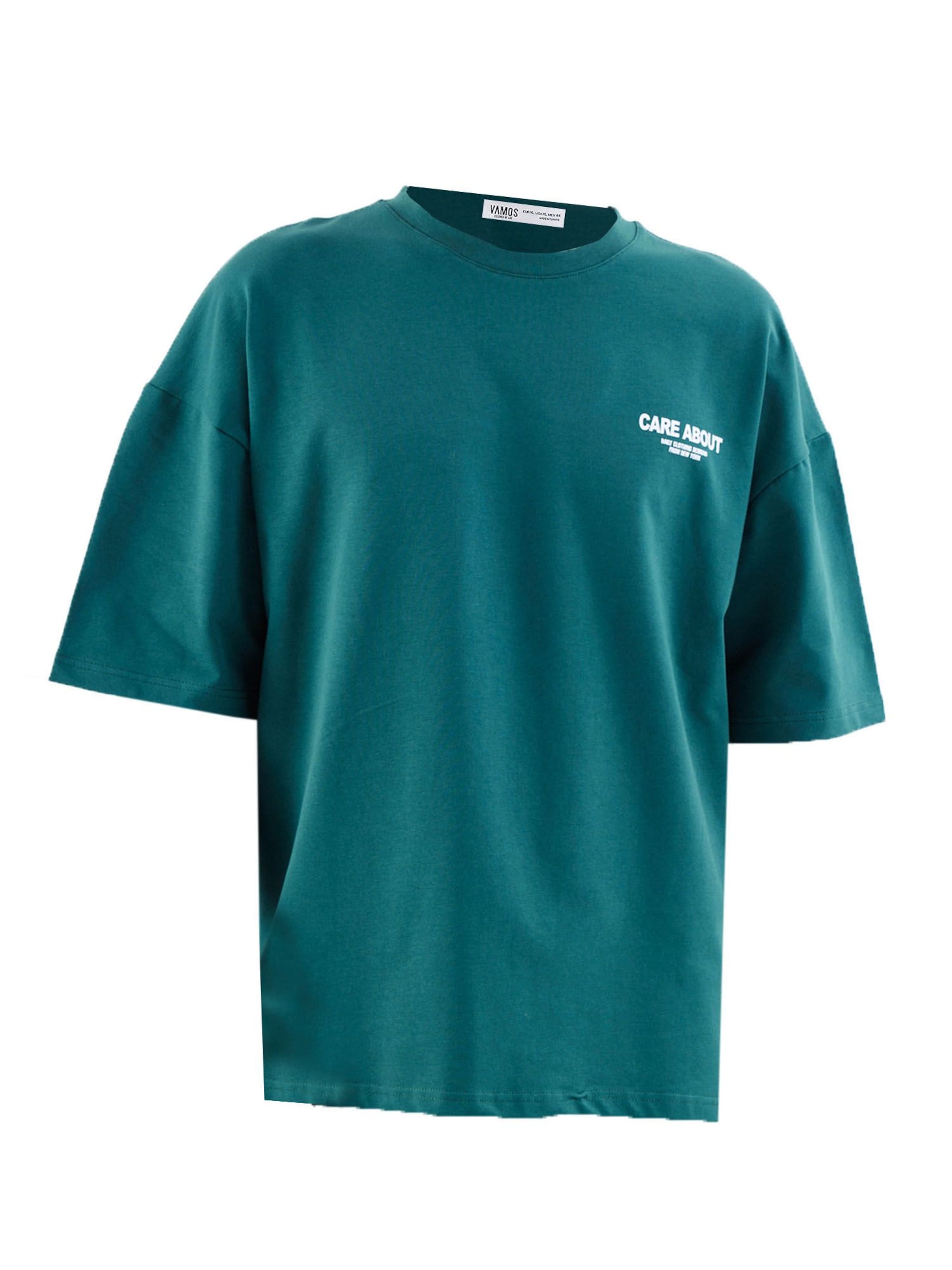 T-Shirt VAMOS CLO en bleu : devant