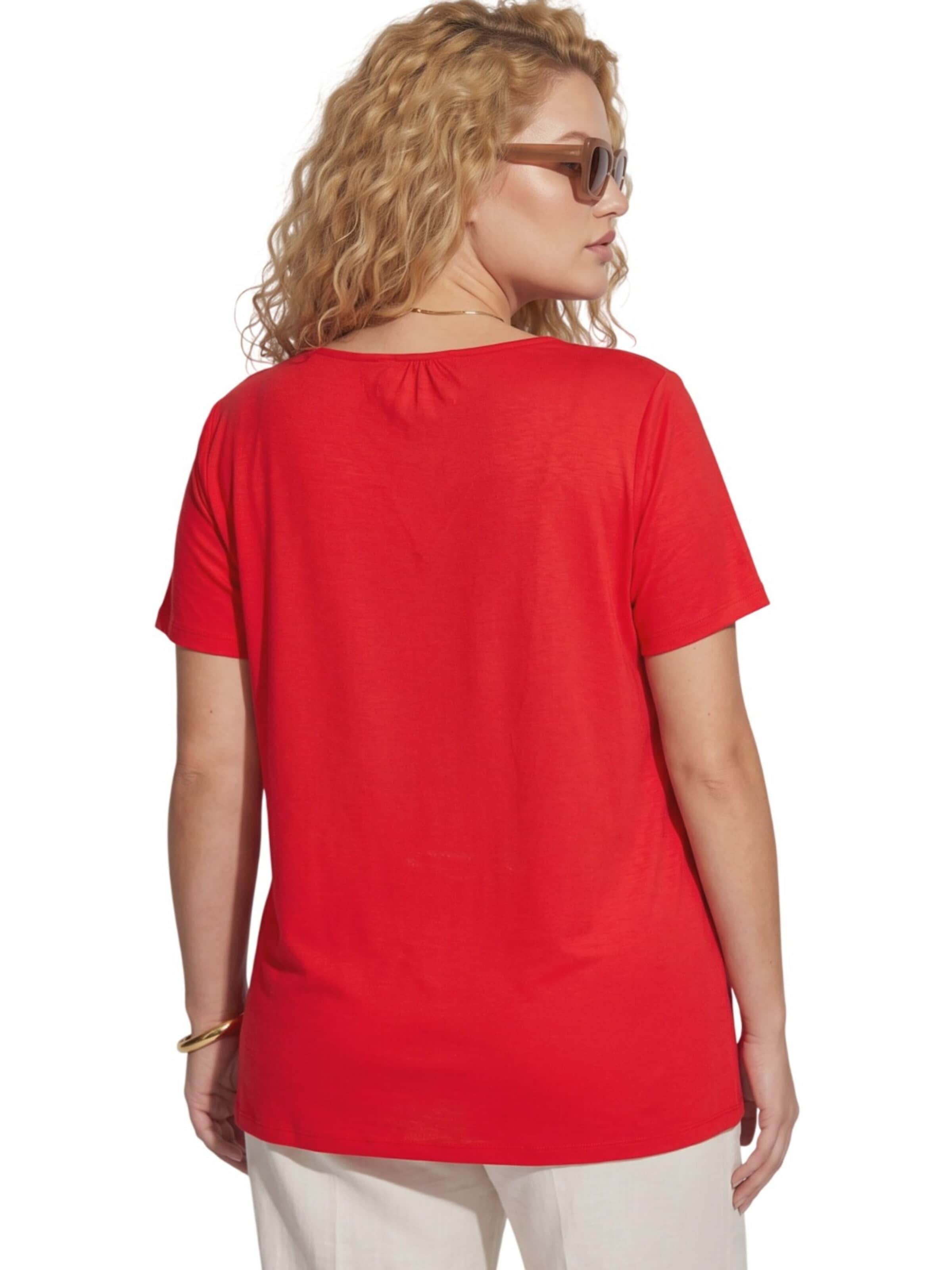 Shape Of You Blouse in Rood