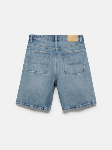 Pull&Bear Baggy Housut värissä vihreä