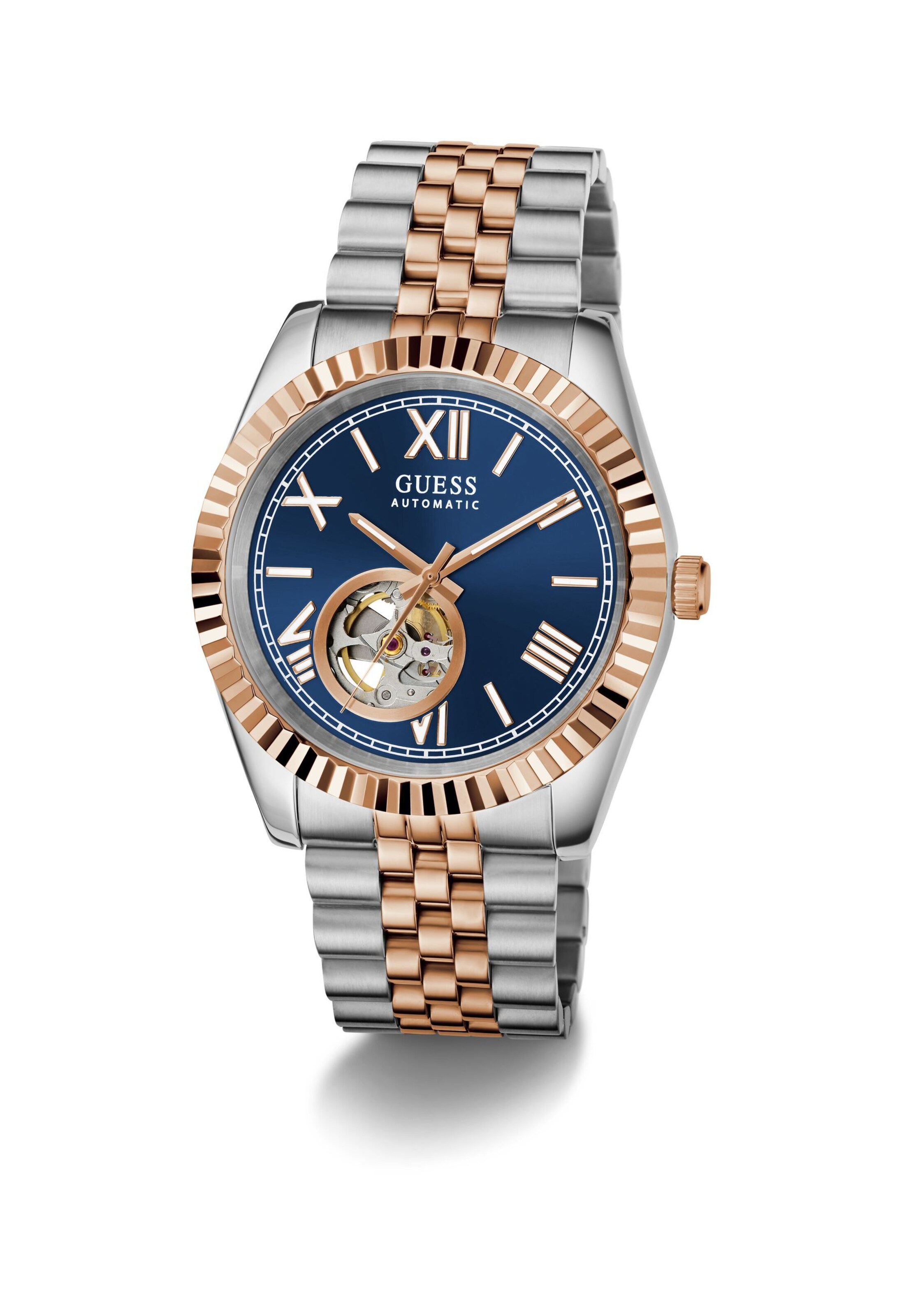 GUESS Analog Watch 'CONNOISSEUR' in Mixed colors: front