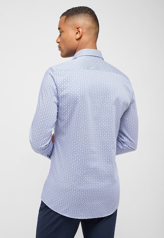 ETERNA Slim fit Button Up Shirt in Blue