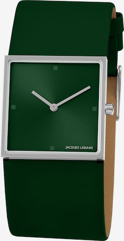 Jacques Lemans Analog Watch in Green: front