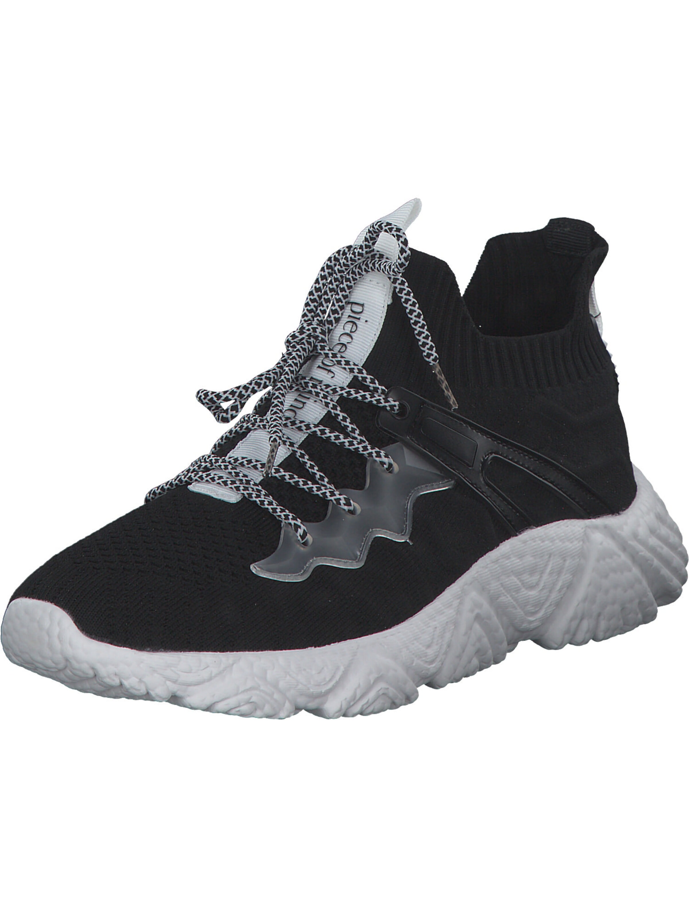 Baskets basses Idana en noir : devant