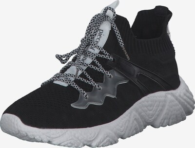 Idana Sneakers laag in de kleur Zwart / Zilver / Wit, Productweergave