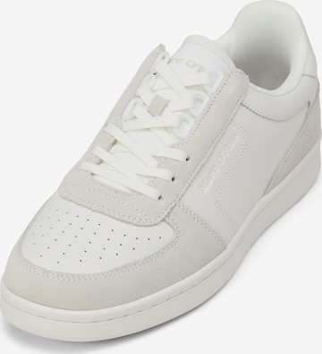 Marc O'Polo Sneakers laag 'Vincenzo' in Wit: voorkant