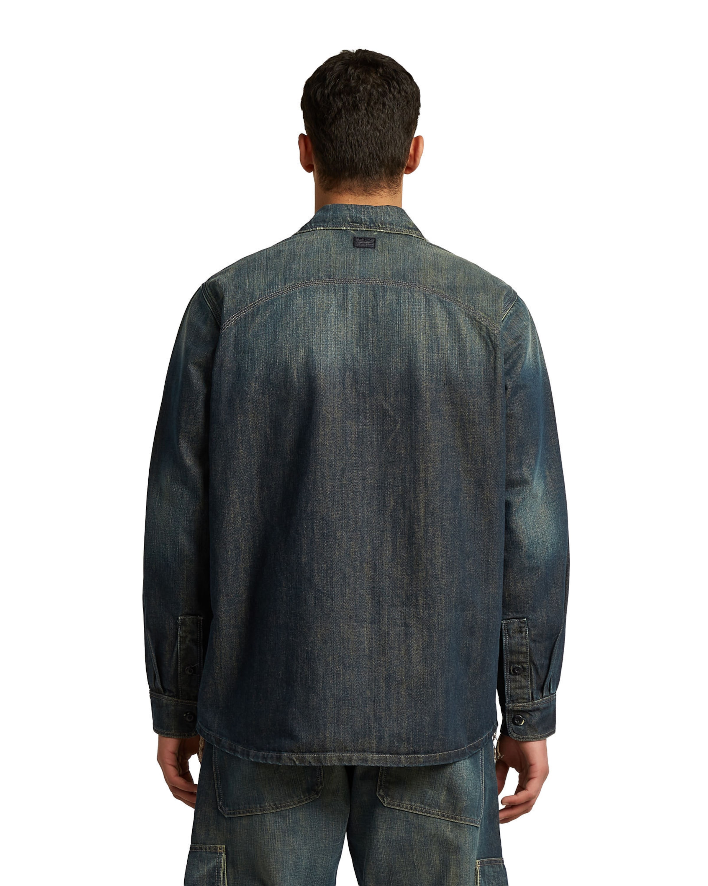 G-STAR Regular fit Zakelijk overhemd ' ' in Blauw: voorkant