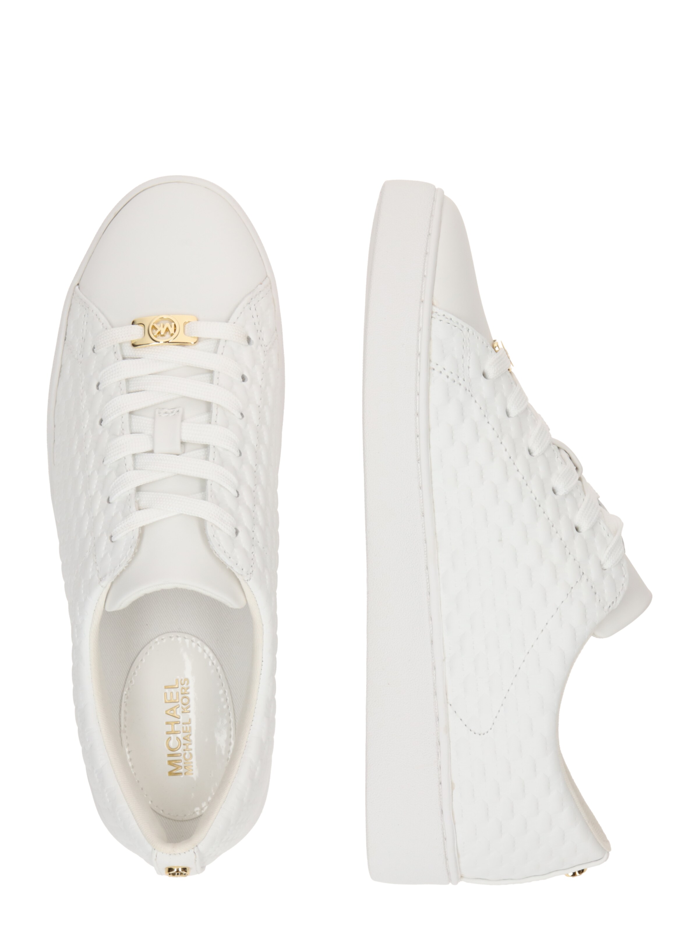 MICHAEL Michael Kors Matalavartiset tennarit 'KEATON' värissä valkoinen