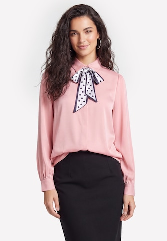 Chemisier usha BLACK LABEL en rose : devant