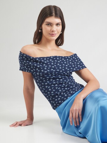 HOLLISTER - Camiseta en azul: frente