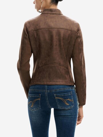 Desigual Winterjas 'CHAQ_SAND 26SWEW10' in Bruin