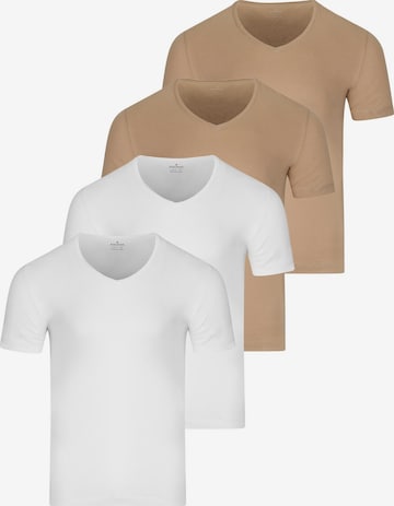 Ragman Undershirt 'Basic' in Beige: front