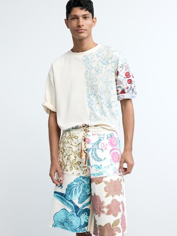 Desigual Regular Trousers in White