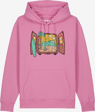 Watapparel Sweatshirt 'Surf And Beach' in Pink: Vorderseite