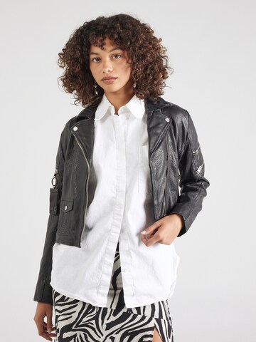 Gipsy by Mauritius Jacke 'Rija' in Schwarz: Vorderseite