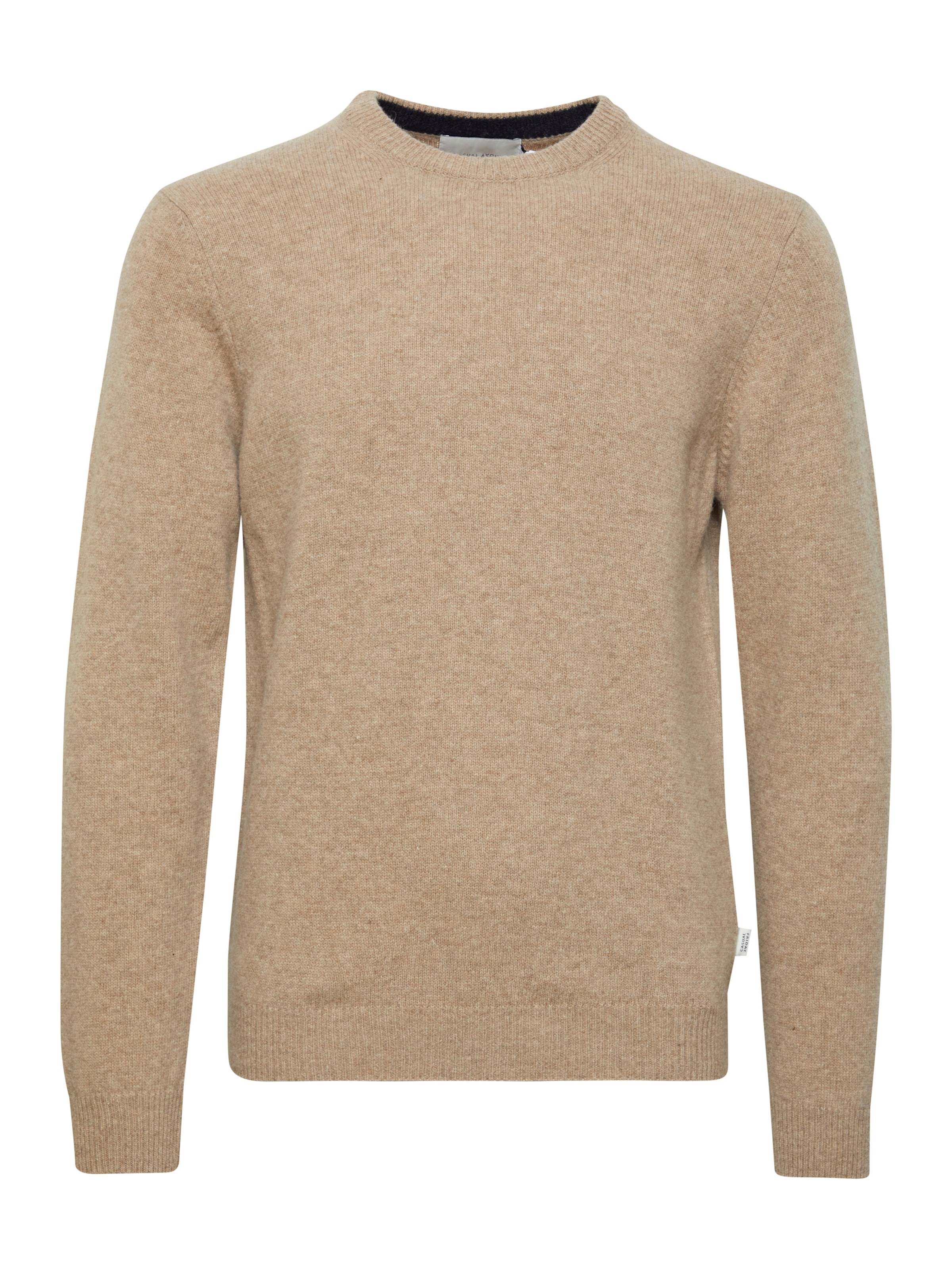 Casual Friday Tröja 'CF Karl' i beige: framsida