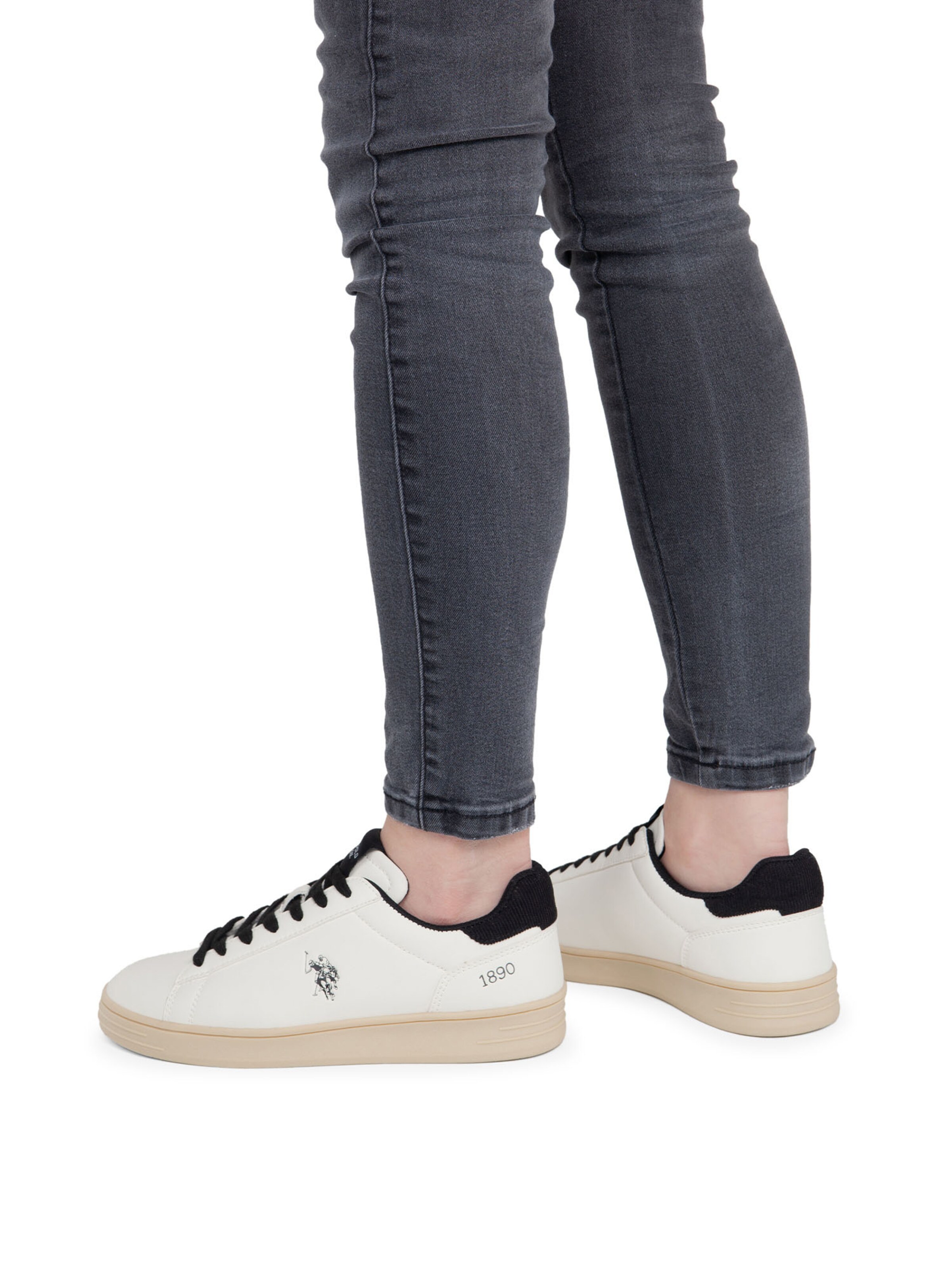 Baskets basses 'Alpha' US POLO ASSN. en blanc