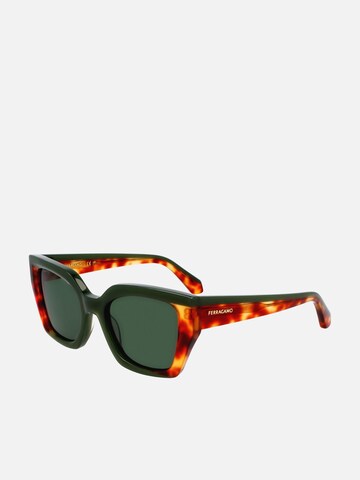FERRAGAMO Sonnenbrille‌‌‌‌‌‌ in Grün: Vorderseite