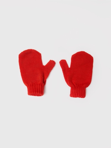 Maru + Bo Handschuhe 'KNITTED GLOVES'‌‌‌‌‌‌‌‌ in Rot: Vorderseite