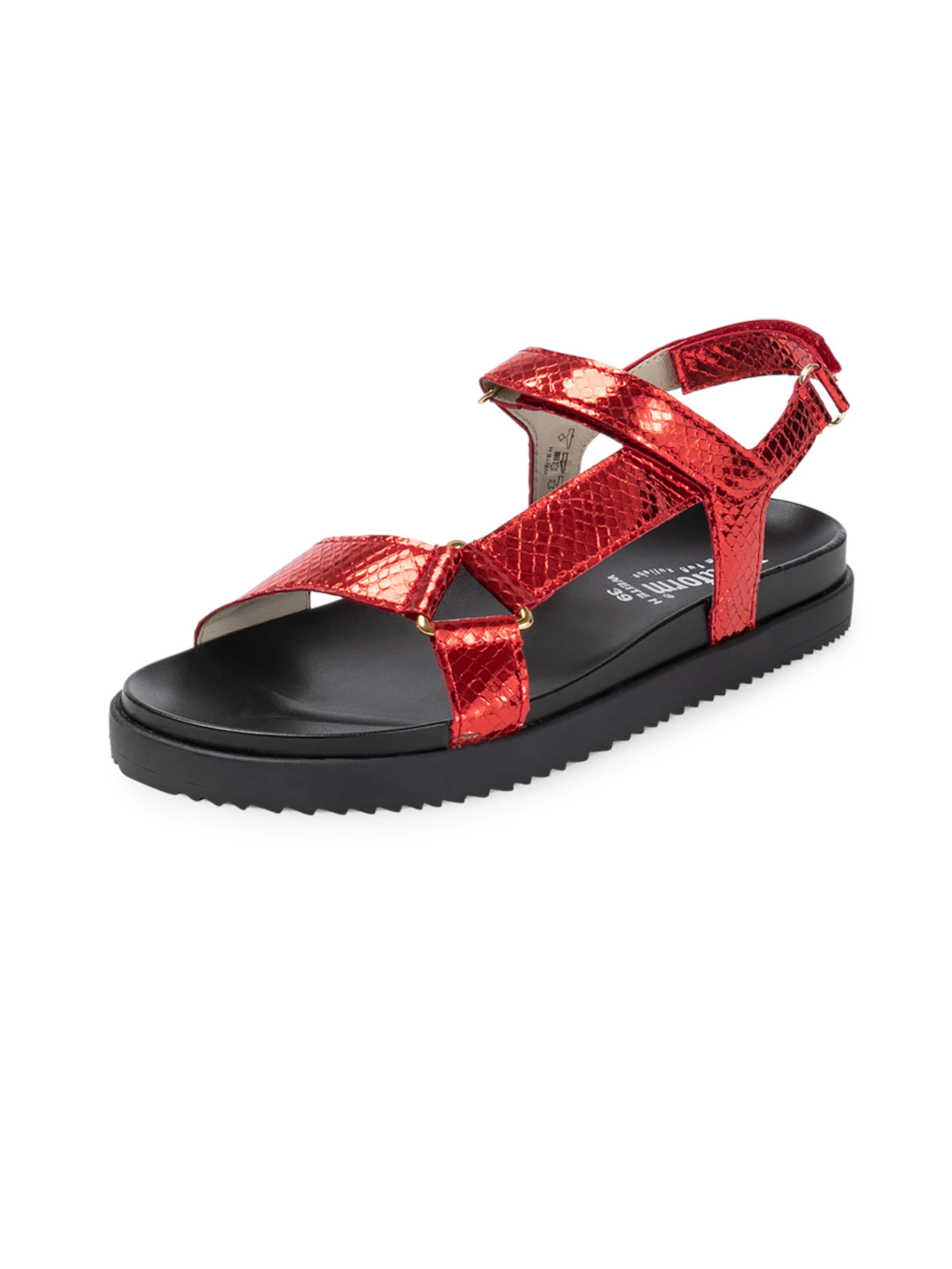 Sandalo di VITAFORM in rosso: frontale