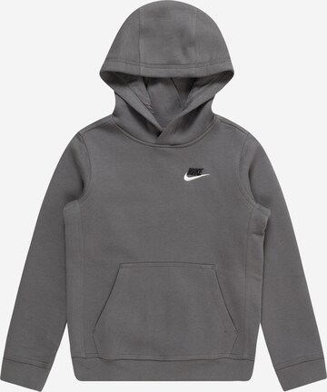 Nike Sportswear Sweatshirt in Grijs: voorkant