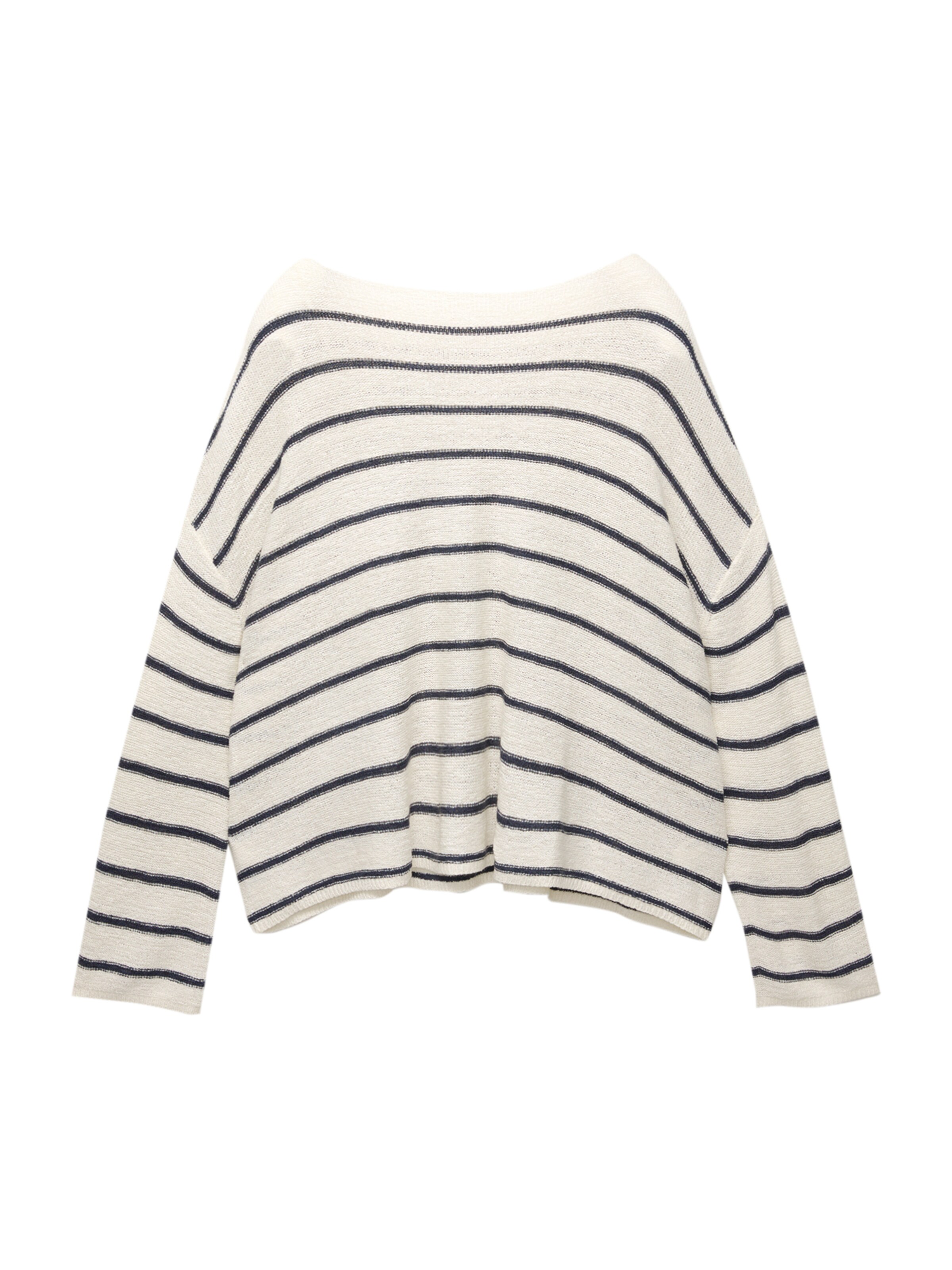 Pull&Bear Sweter w kolorze beżowy: przód