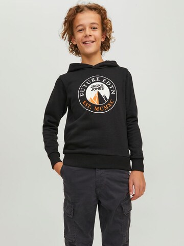 Jack & Jones Junior كنزة رياضية بلون أسود: الأمام