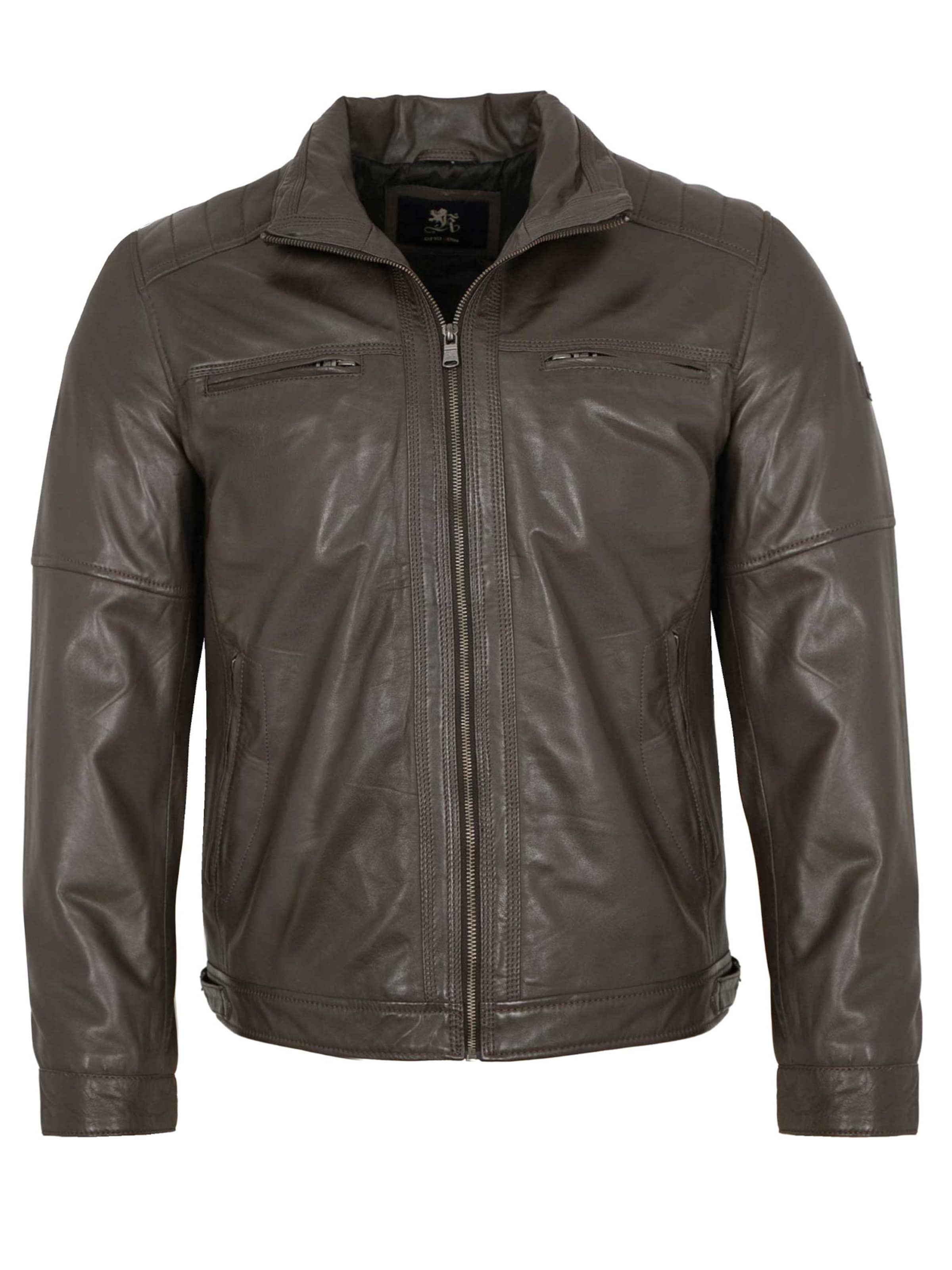 OTTO KERN Tussenjas 'OK-102' in Bruin: voorkant