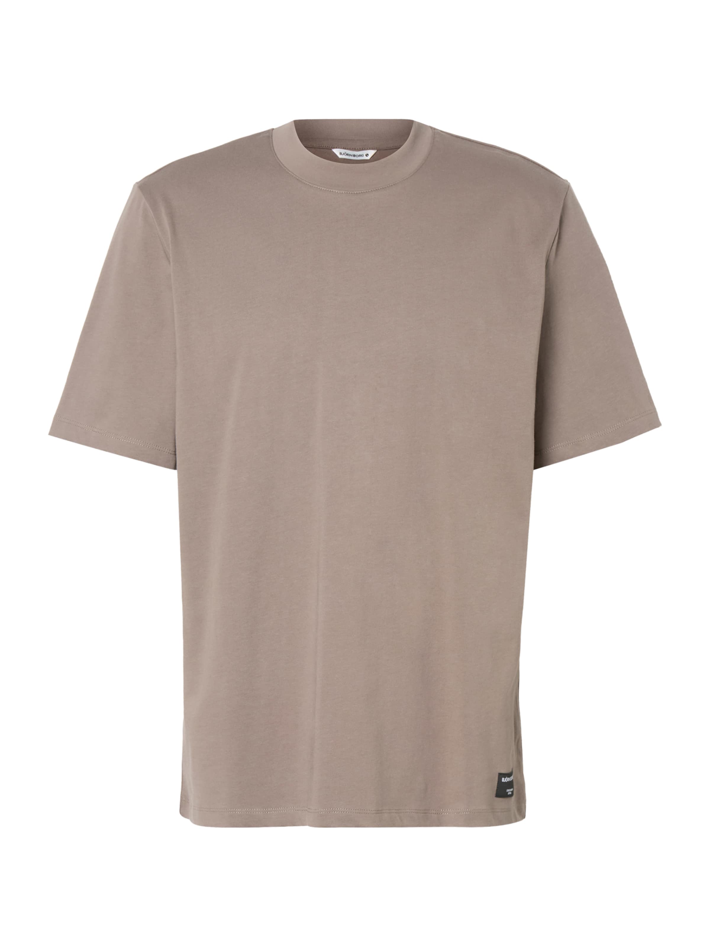 BJÖRN BORG Функциональная футболка 'CENTRE' в Серый: спереди