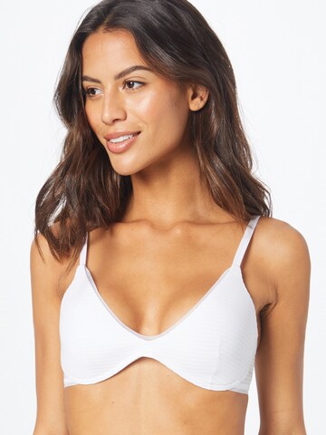 SLOGGI T-shirt Bra 'EVERFresh' in White: front