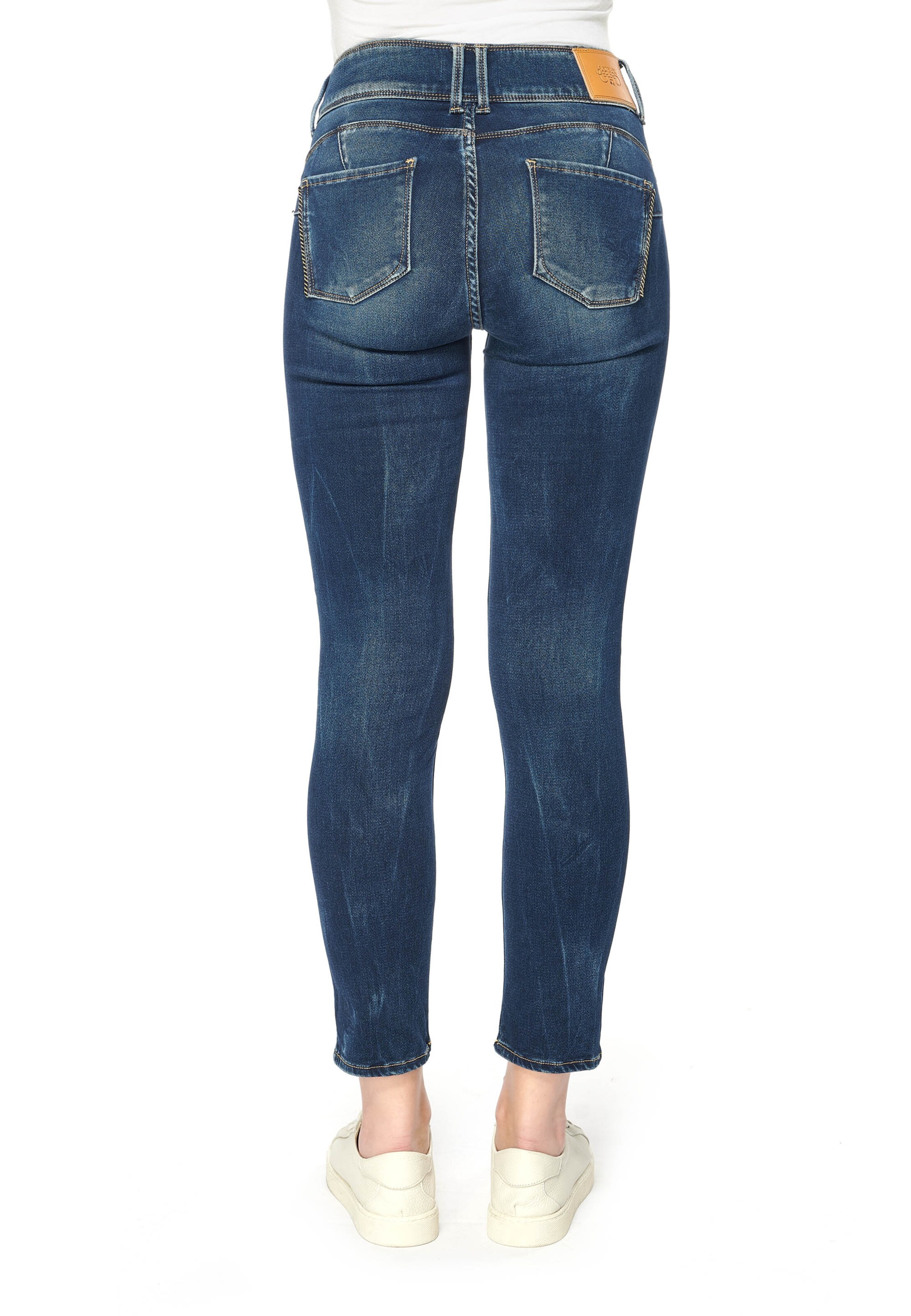 Le Temps Des Cerises Slimfit Jeans 'ULTRPULC' in Blau