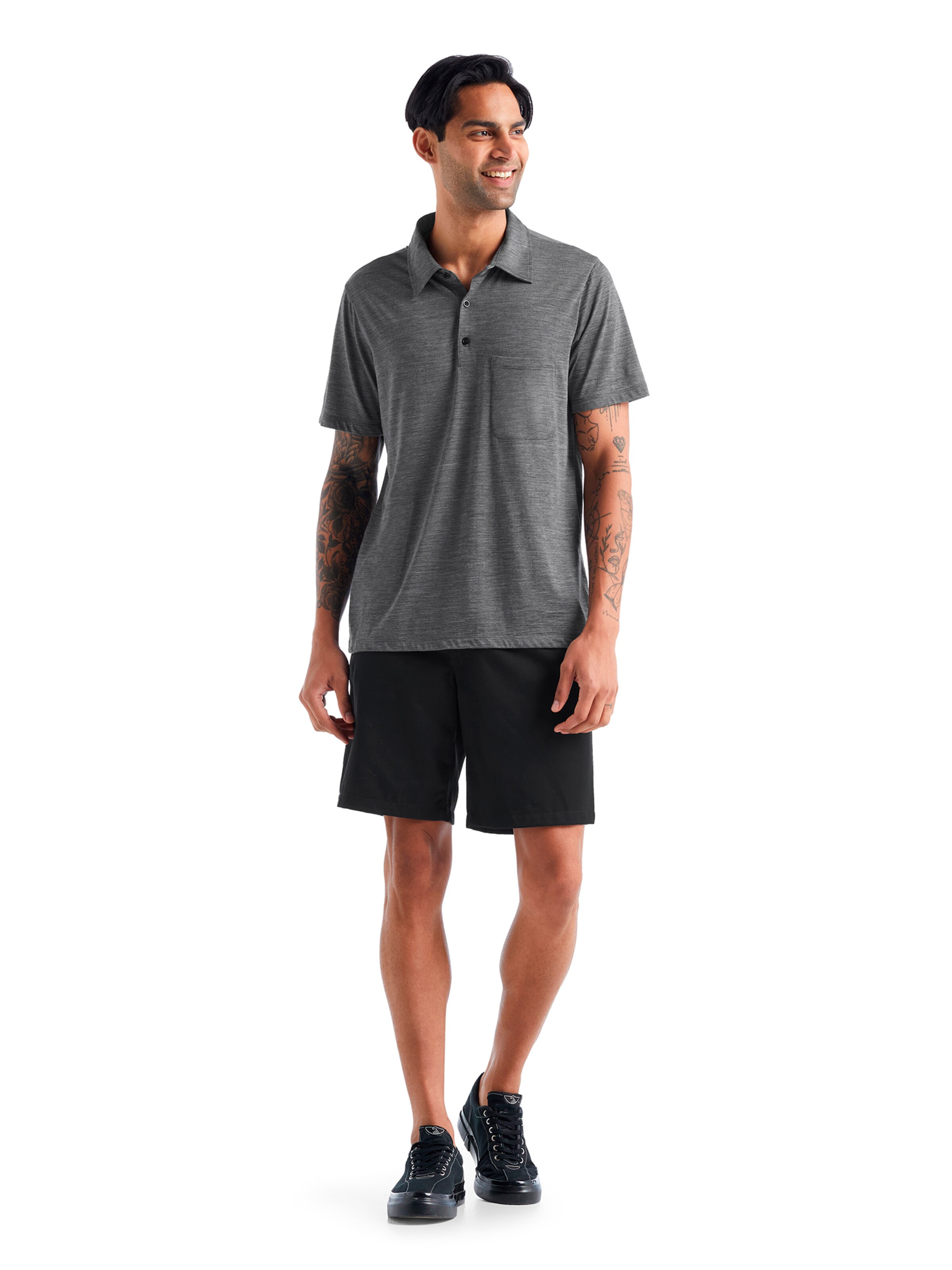 ICEBREAKERregular Hlače za vanjske uvjete 'Berlin' - crna boja