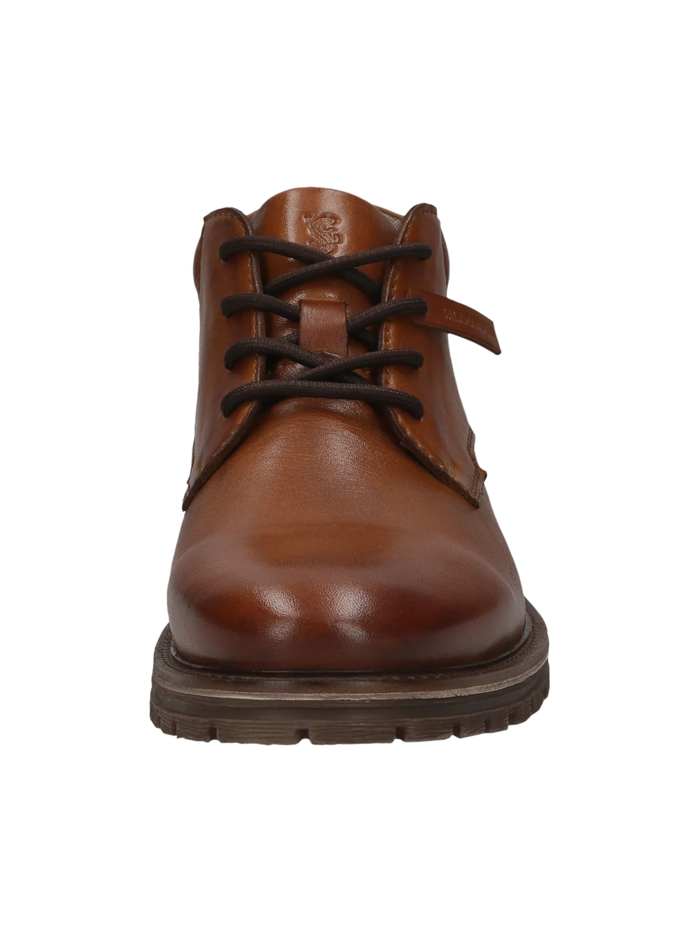 SALAMANDER Šněrovací boty – hnědá