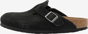 BIRKENSTOCK Pistokkaat 'Boston' värissä musta: etupuoli