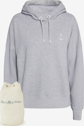 Sweat-shirt DreiMaster Maritim en gris : devant