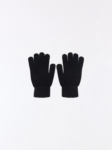 Bershka Full finger gloves in Black