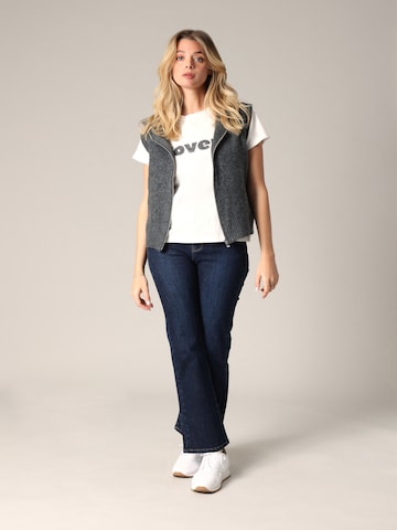 Deeluxe Gebreid vest 'Selinda' in Grijs