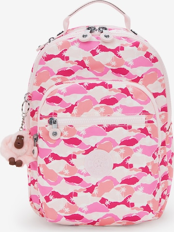 rožinė KIPLING Kuprinė 'Seoul': priekis