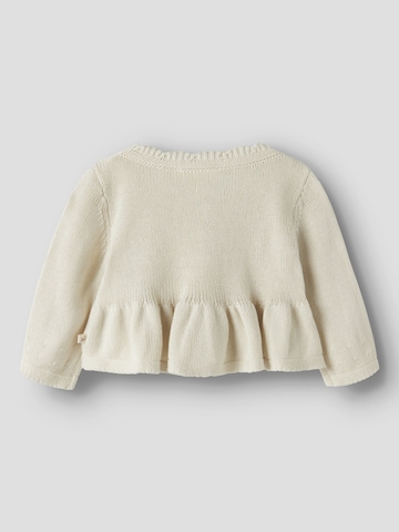 Lil'Atelier Gebreid vest in Beige