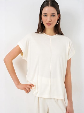 Bigdart Blouse in Wit: voorkant