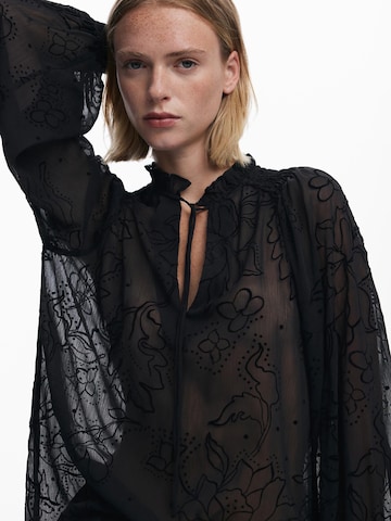 Desigual - Blusa en negro