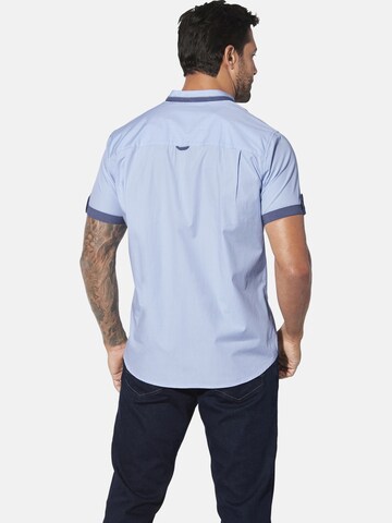 Jan Vanderstorm Comfort Fit Hemd ' Bergthal ' in Blau