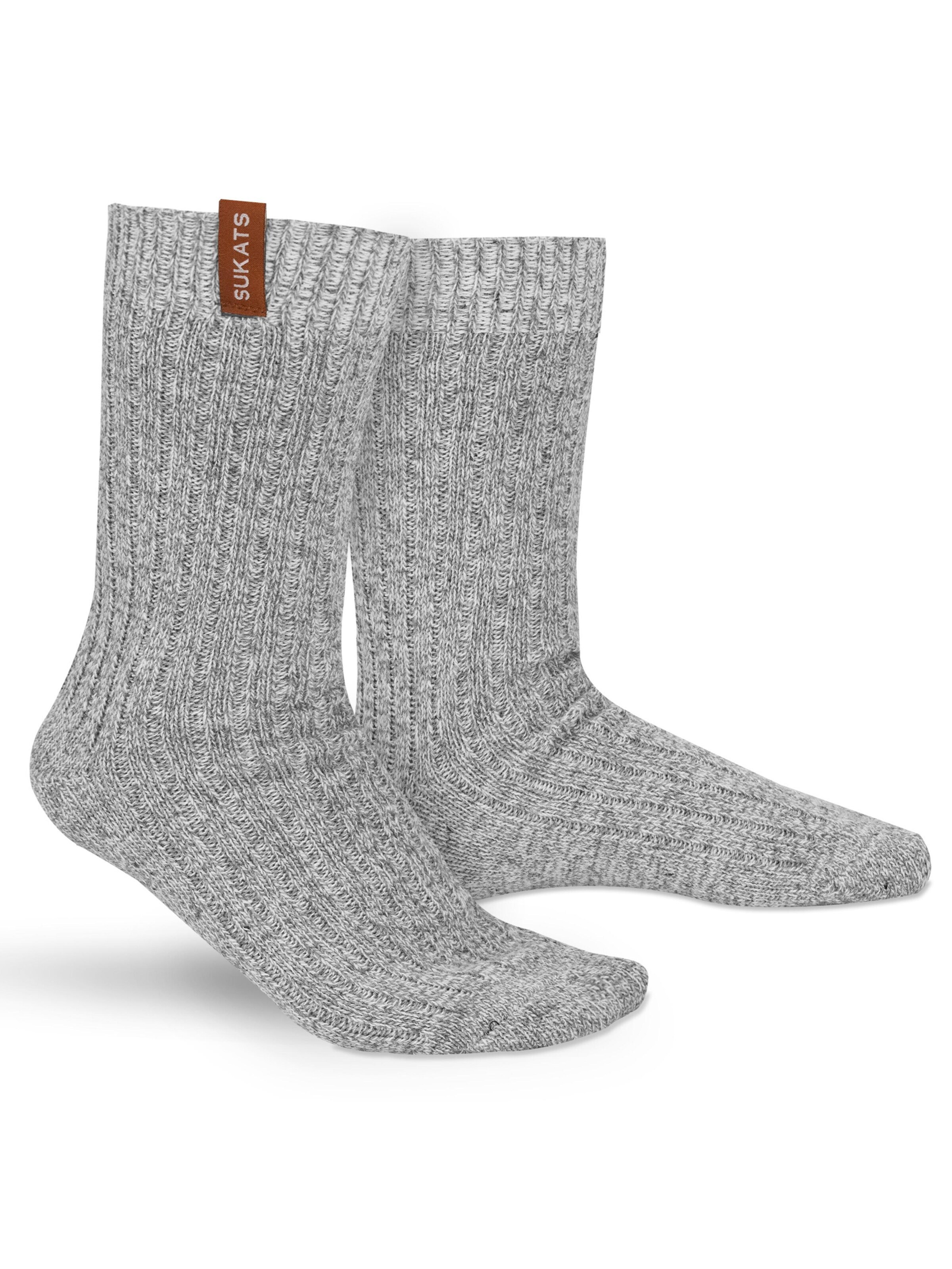 Sukats Socks 'Norwegians Premium Deluxe Noorse Sokken - 3 Paar' in Grey