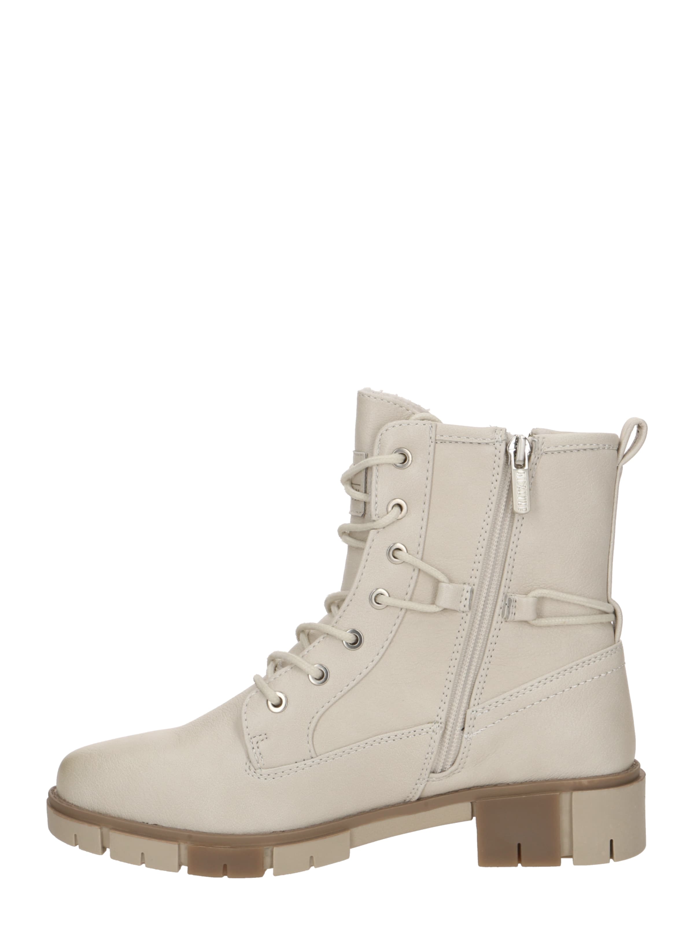 MUSTANG Lace-up bootie in Beige