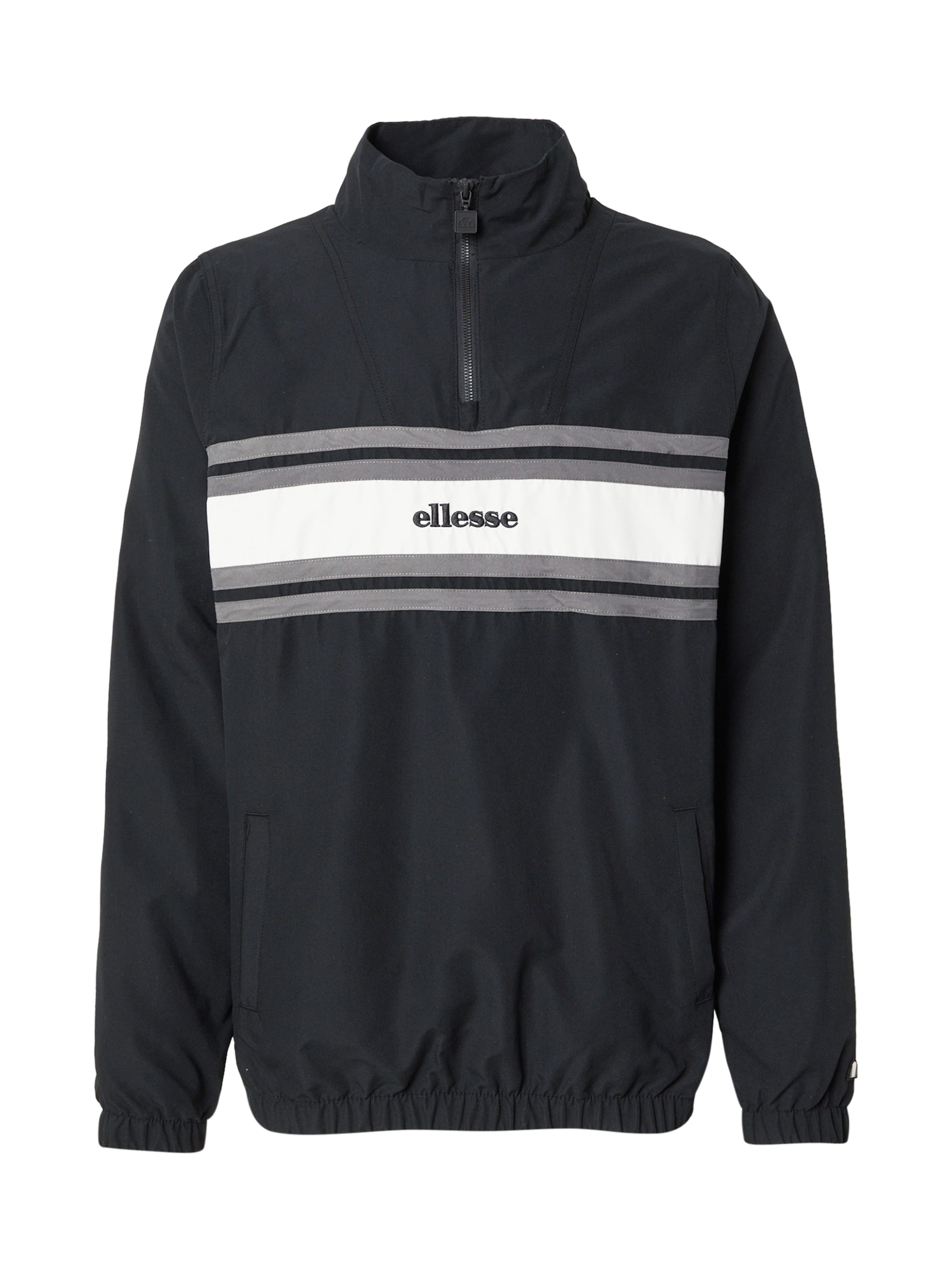 ELLESSE Prehodna jakna 'Ollastra' | črna barva: sprednja stran