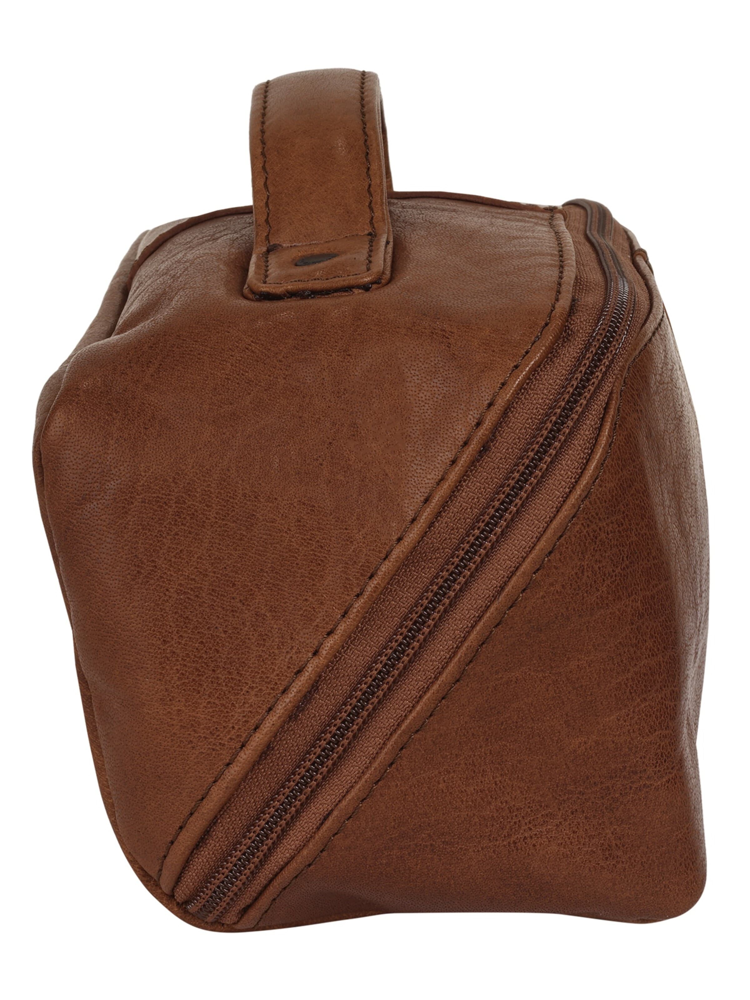 Spikes & Sparrow Toiletry Bag in Brown