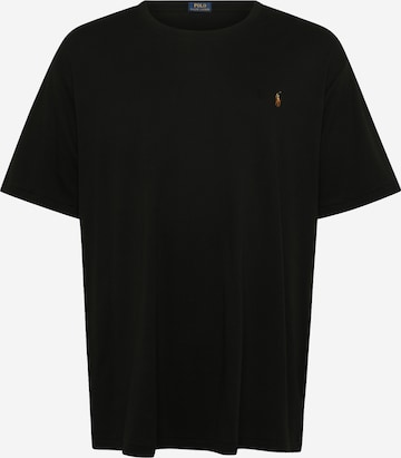 Polo Ralph Lauren Big & TallMajica - crna boja: prednji dio